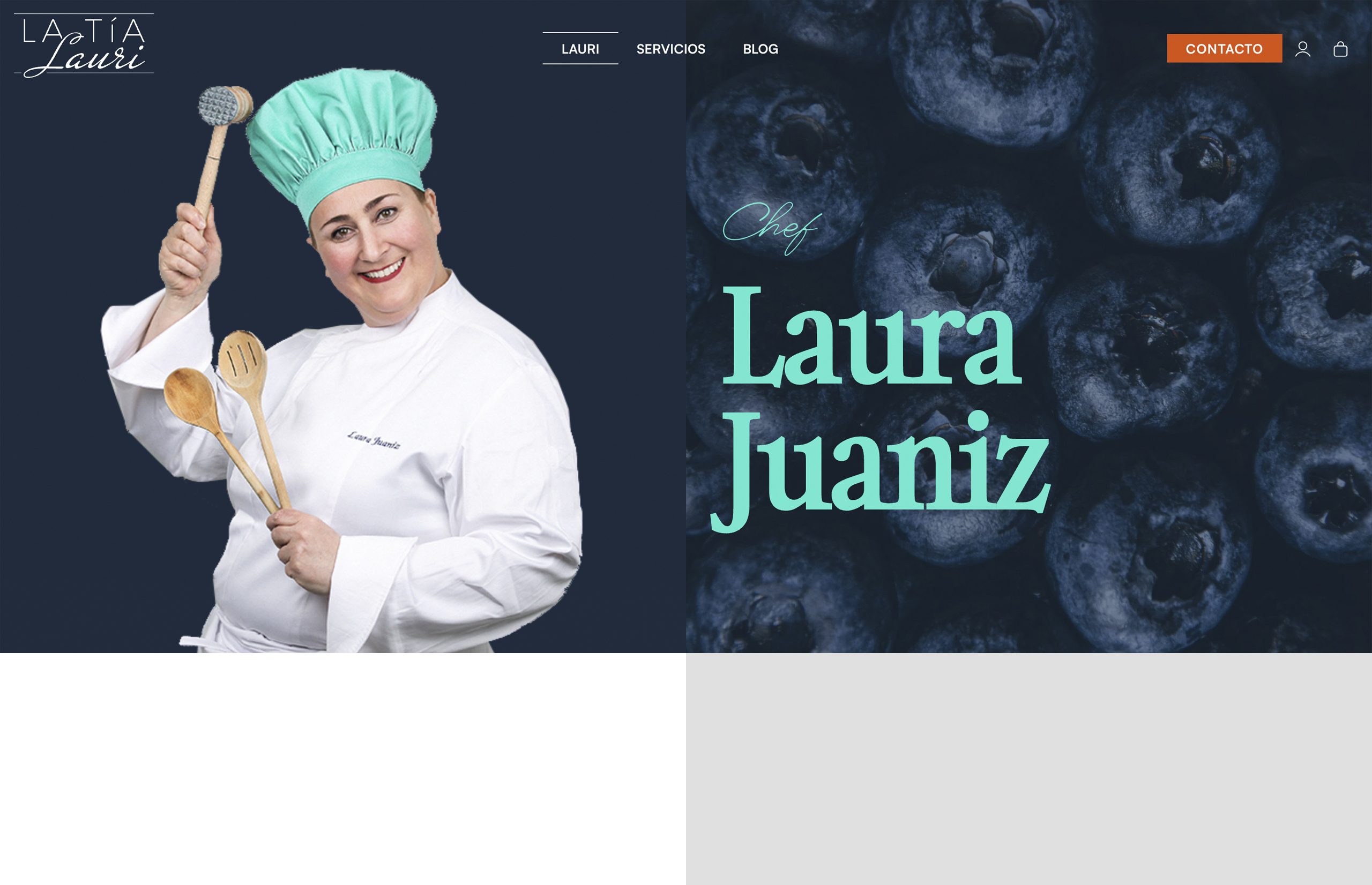 ▷ Ejemplo de página web para chefs privados [A medida]
